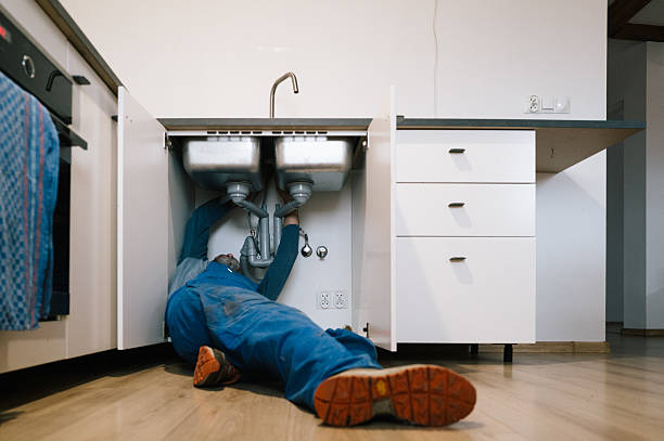 Professional Drain Cleaning technician working in New Lenox, IL